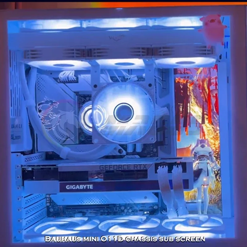 LIAN LI O11D/O11D Mini Case IPS LCD Monitor Display 1920*1080 IPS Perspective Screen Display HDMI Interface