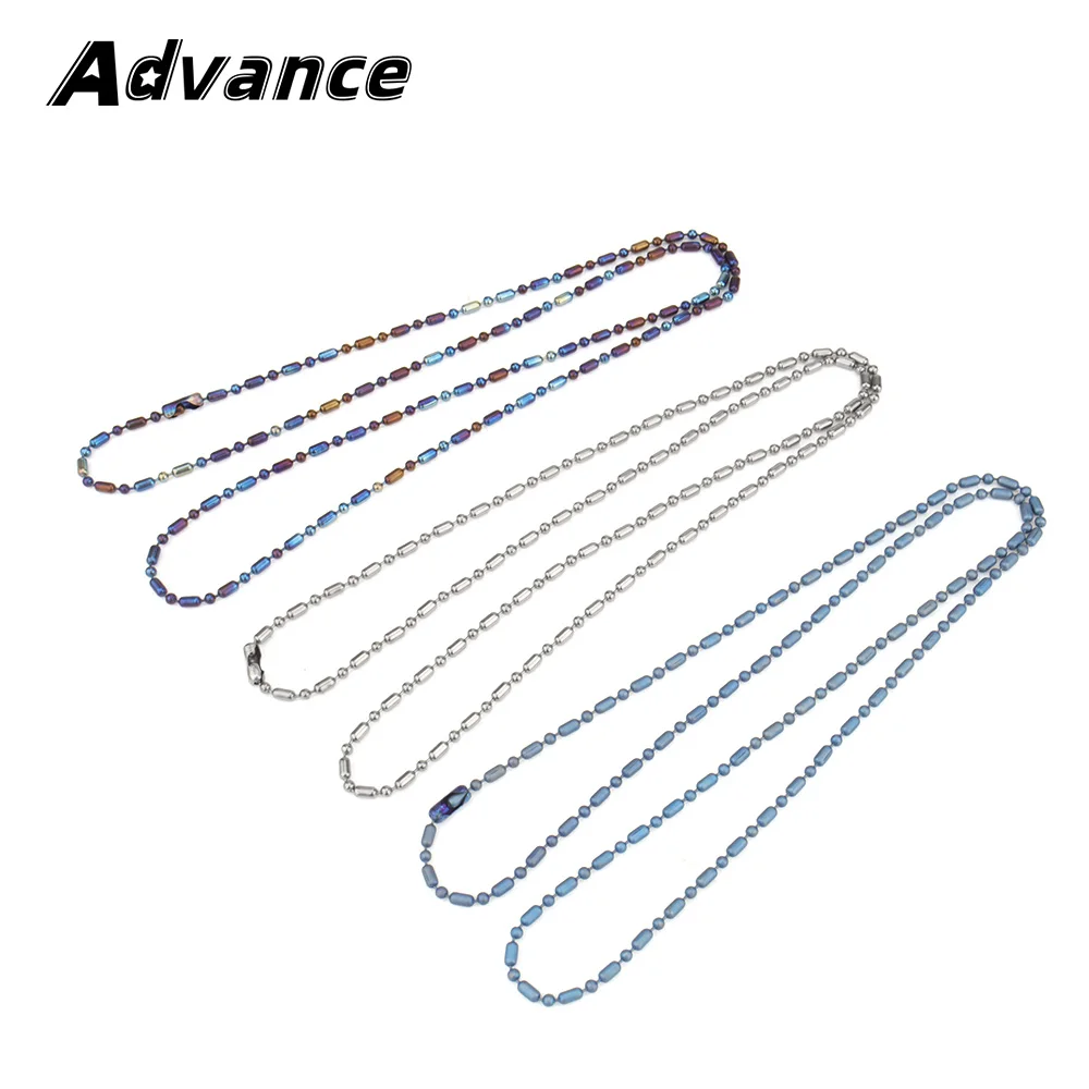 60cm Chain Titanium Alloy Necklace Bracelet Outdoor Multifunctional Tool Accessory