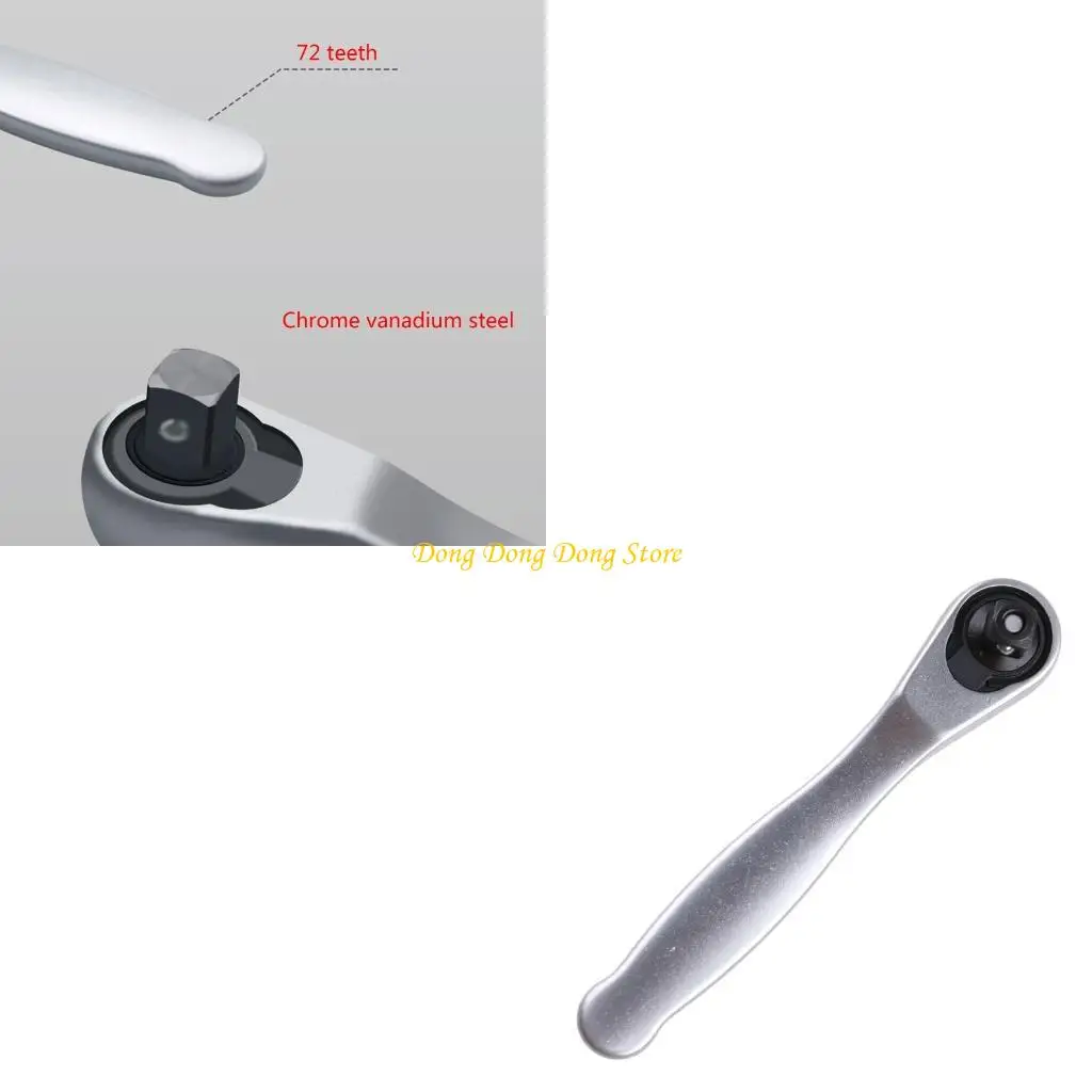 

Upgraded Rapid Ratchet Wrench High Carbon Steel Socket Wrench for Home Repair