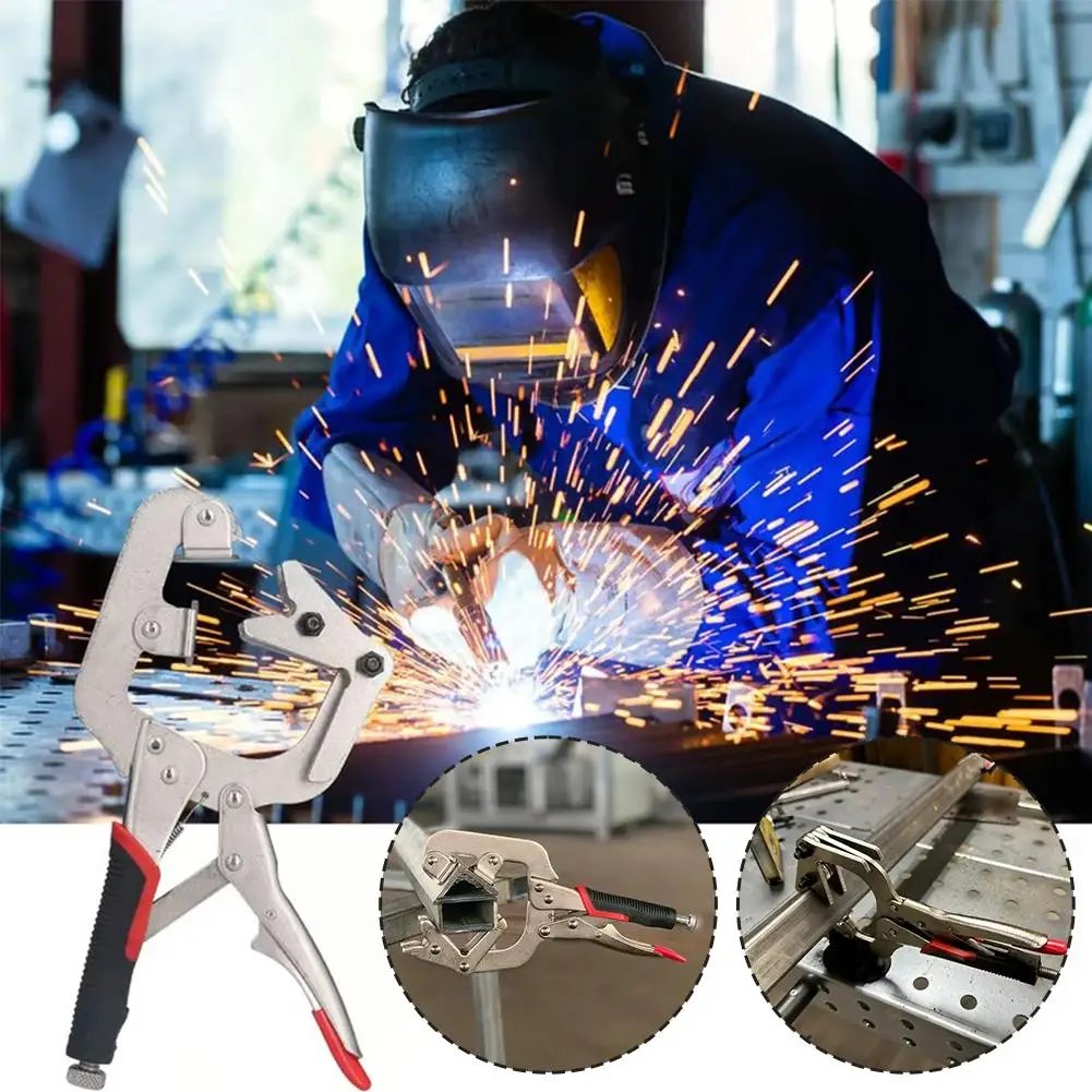 

Многоцелевые сварочные клещи Сварочные зажимы Стальные энергичные инструменты сопла C Прямоугольные клещи Зажимы Автомобильный угол F2X0