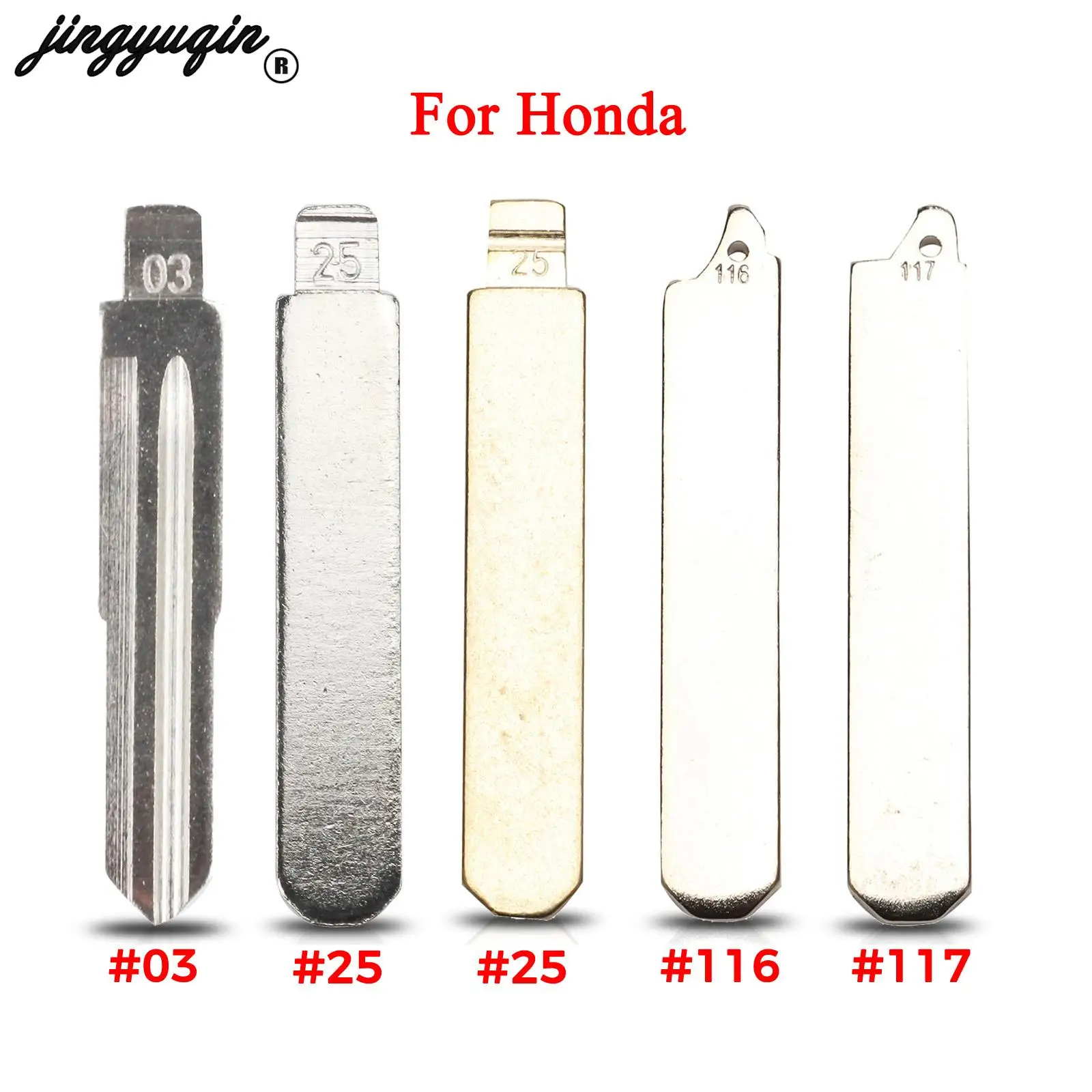 jingyuqin For Honda Accord Fit Odyssey CRIDER(2014 G/A) KD VVDI JMD #117 #116 #25 #03 Flip Folding Car Key Blank blade