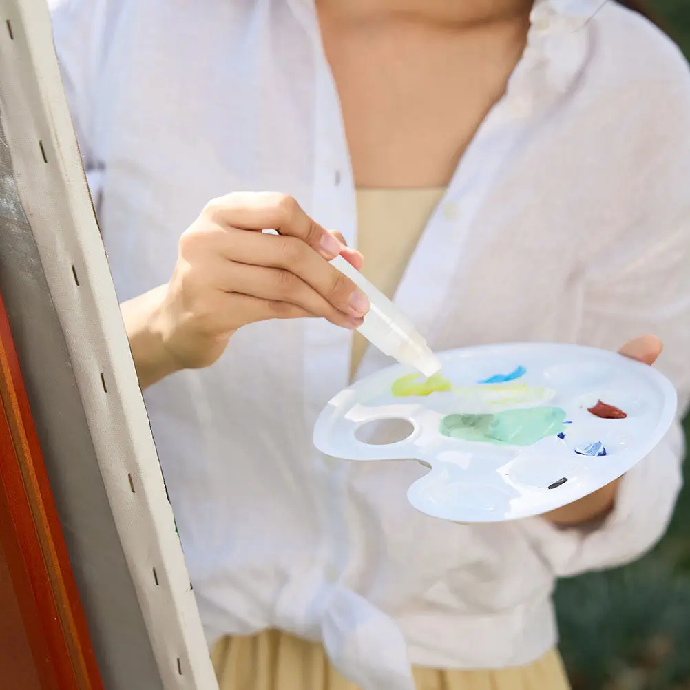 

Набор из 4 многоразовых маркеров для рисования, 10 мм, с прозрачным корпусом и плоским наконечником, для творчества, школьных принадлежностей, росписи камней, плакатов и рисования