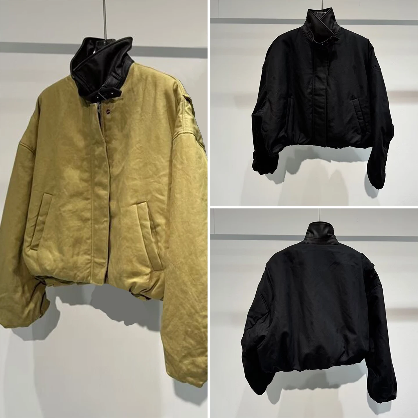 

Новинка зимы 2024, женское модное индивидуальное простое свободное свободное пальто O-образной формы, Jaet, длинное женское пальто на молнии