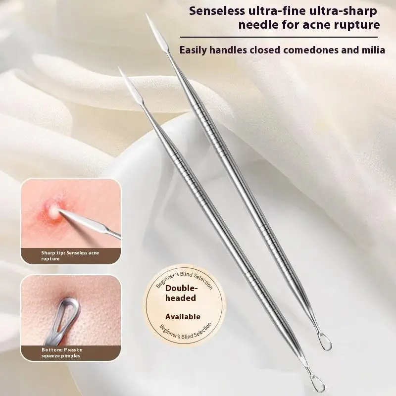 Brufoli cellulari ultrafini Clip per punti neri Salone di bellezza professionale Rimuovi particelle di acneFat Strumento per aghi Strumenti di bellezza