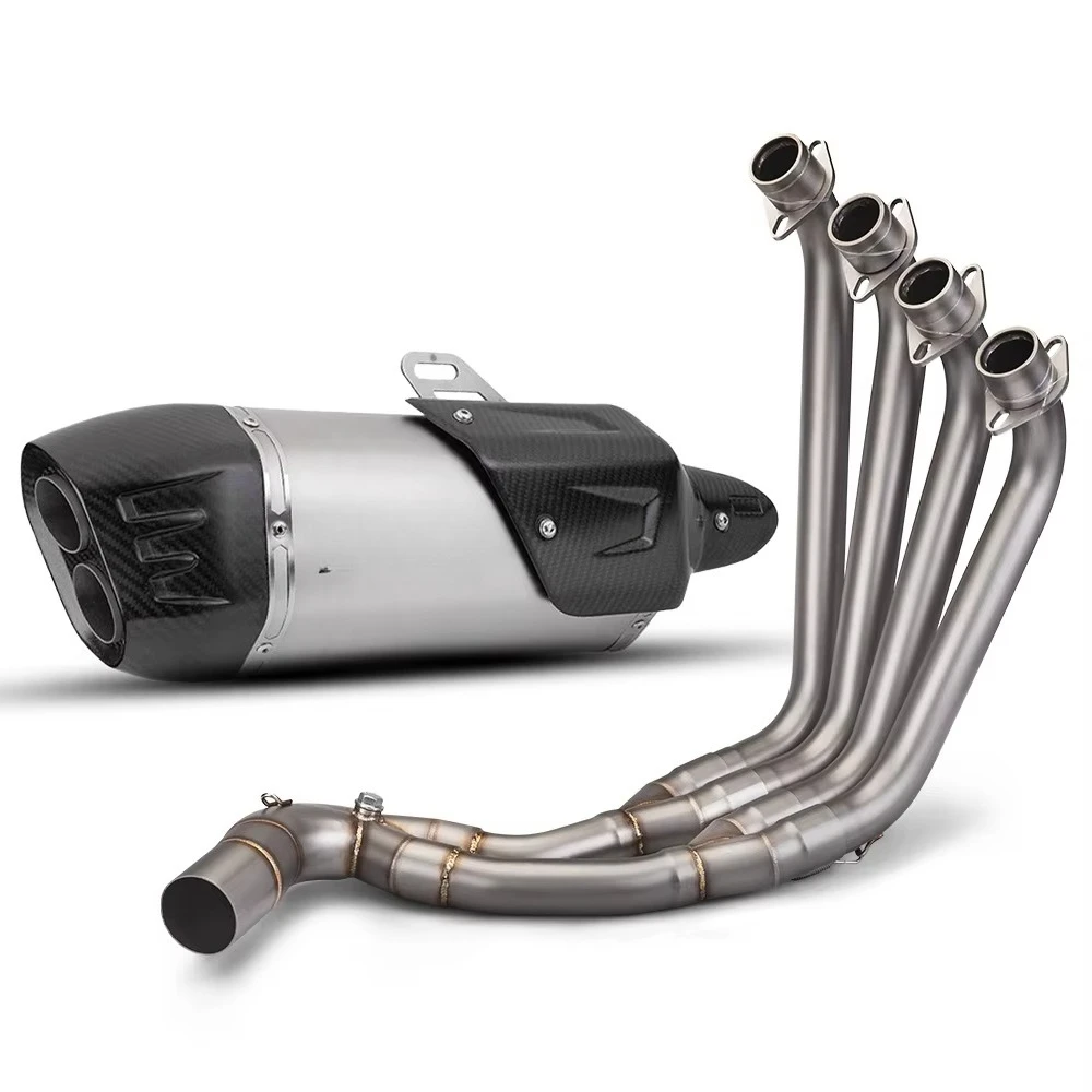 Motorcycle Exhaust Slip-On Front Link Pipe Escape Full System Connect for CBR 650R 650 CBR650F CBR650 Connect the 51MM