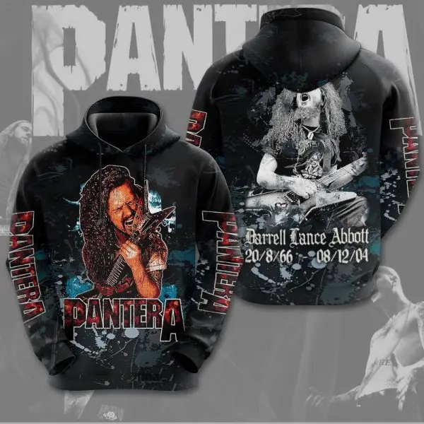 Men's Hoodies Rock Band Pantera Sweatshirt 3D Print Men Women Hip Hip Tracksuit Pullover Hoodie Oversized Street Men Y2k Clothes