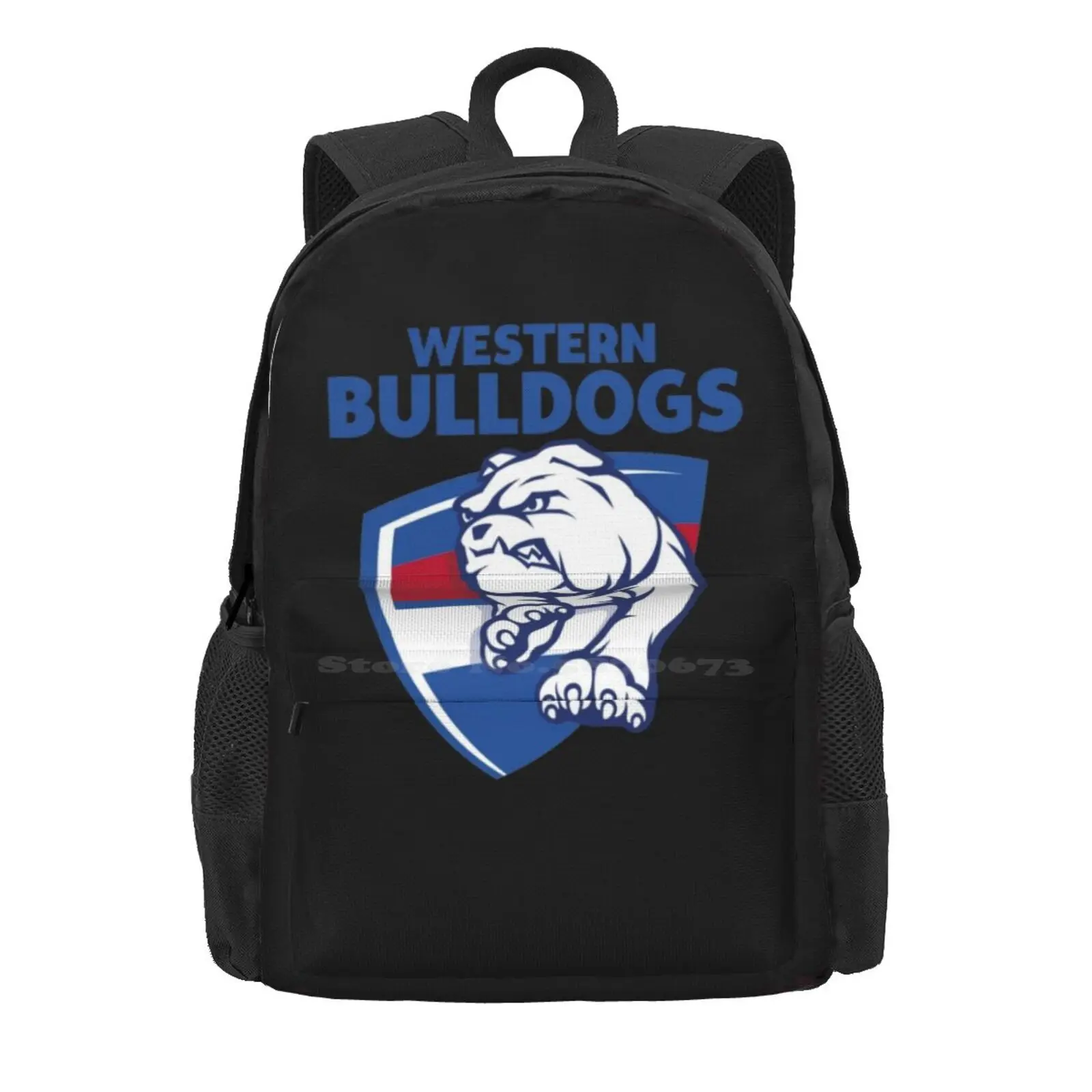 Bulldogs-Western Hot Sale Schoolbag Backpack Fashion Bags Logo City