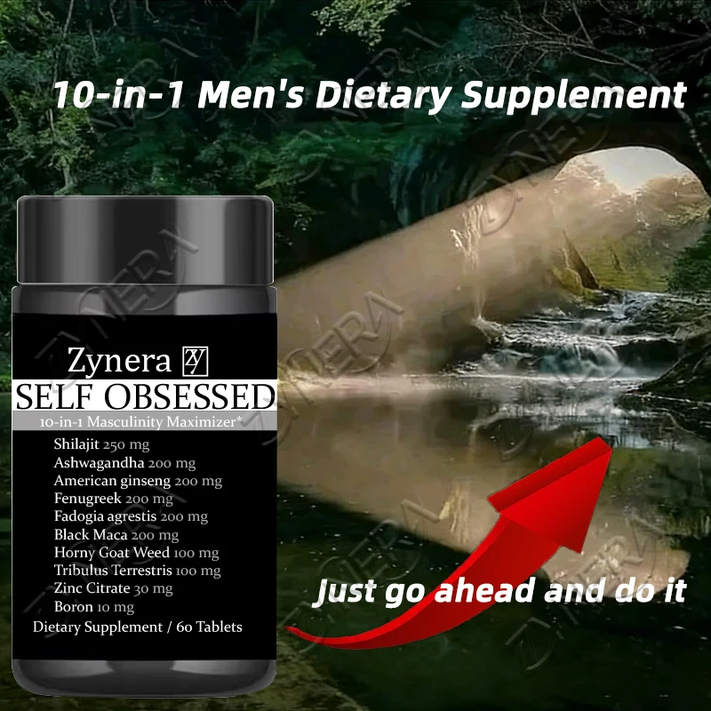 Natural Supplements for Men, Endurance Support for Man, Highest Potency Male Power XX With Ashwagandha Maca Ginseng