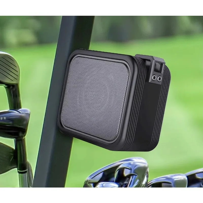 

Newly Magnetic Golf Cart B'luetooth Speaker for Golfers Outdoor IPX7 Waterproof Wireless Speaker with TWS SD Card