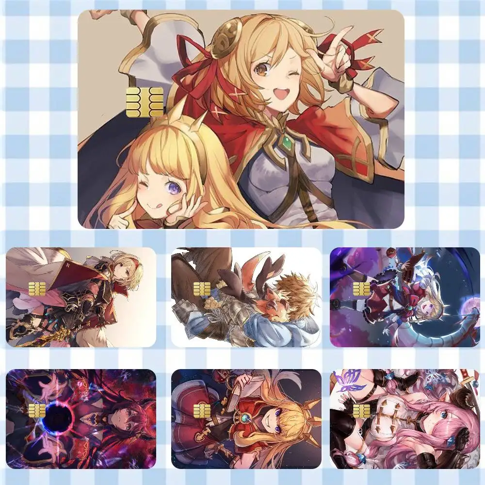 

Granblue Fantasy Game Anime Sticker Film Tape Skin for Credit Card Debit Card Waterproof Stickers Cartoon