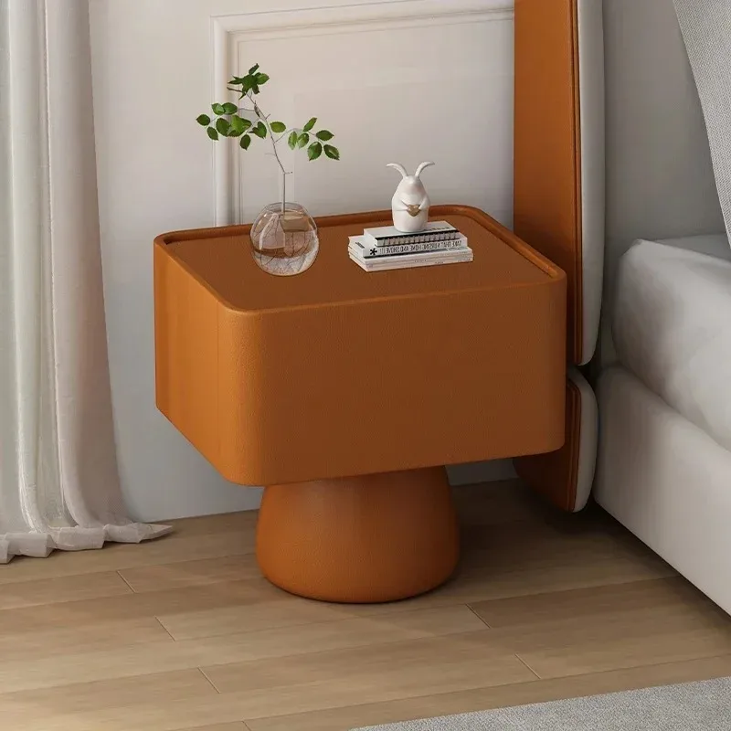 لهجة منضدة رخيصة مع أدراج بسيطة وحديثة منظم آمنة بجانب السرير أثاث صالون Mesitas De Noche فريد من نوعه من الشمال #2