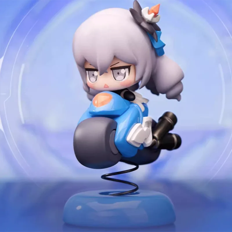 Kawaii Mihoyo/Honkai lmpact 3 Anime Figure Bronya Q-version Car Mounted Model Beautiful Girl Peripherals Anime Action Gifts Toys