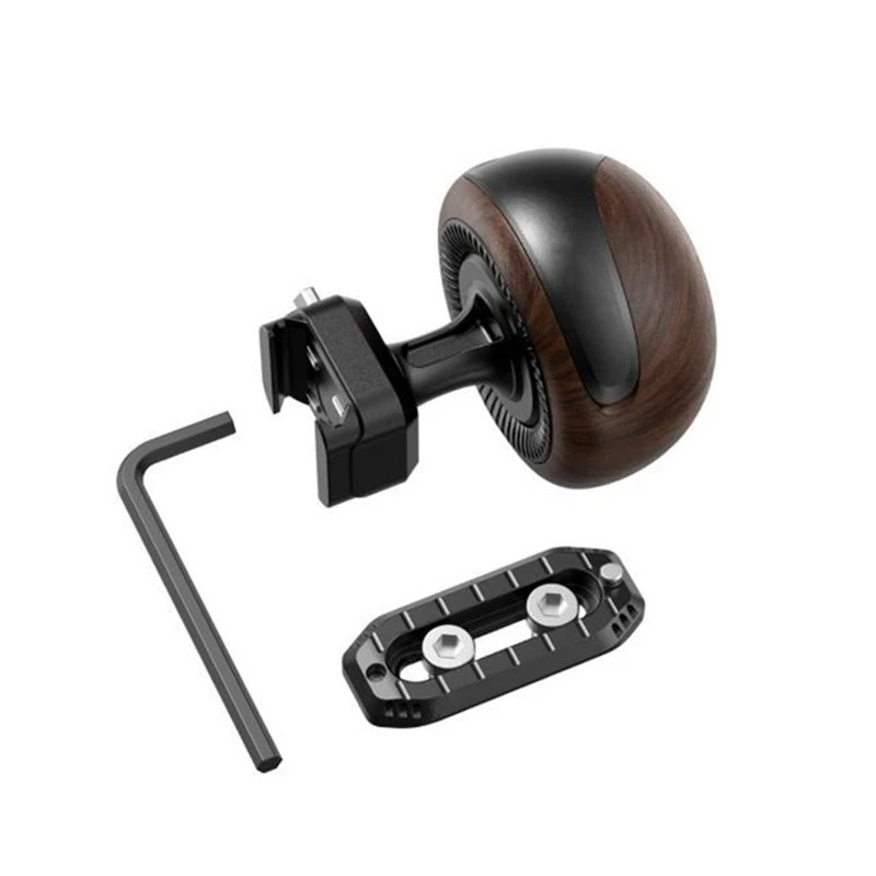 24-hour delivery Wooden Side Handle 5927, Ergonomic Compact Camera Cage Handle Grip, Supports Left/Right Hand Use, Max Load 15KG