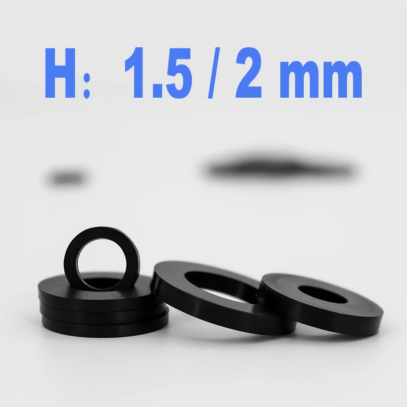 Flat Gasket H1.5-H2mm M2-M20 NBR Rings Sealing Nitrile Rubber Seals Waterproof Elastic Gasket in Stock Wholesale Washer