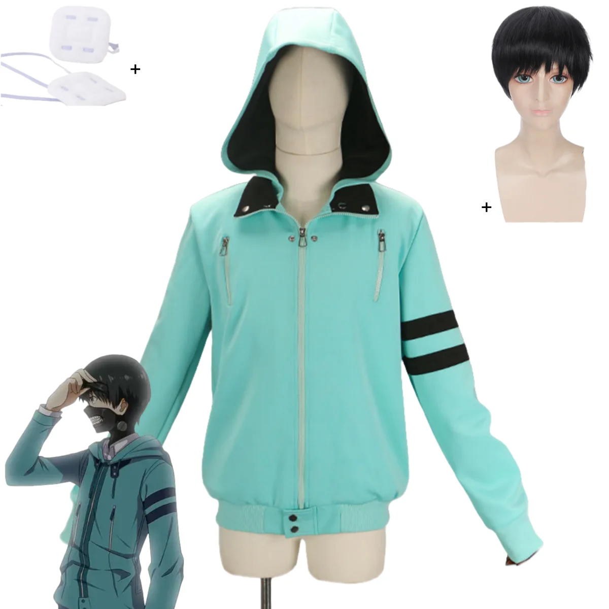 Tokyo Ghoul Ken Kaneki Cosplay - огляд і ціна Tokyo Ghoul Mask