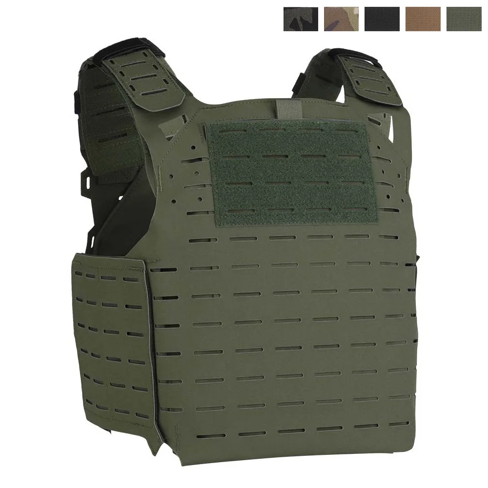 

New MOLLE Tactical Plate Carrier V6 Hunting Vest Laser Cut Lightweight Multifunctional Cummerbund Airsoft Outdoor Sports Gear