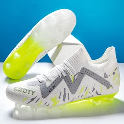 Chaussures de football coordonnantes pour hommes, chaussures de football pour adultes, chaussures de futsal coordonnantes, haute qualité, légères, TF, FG, enge, entraînement, nouveau