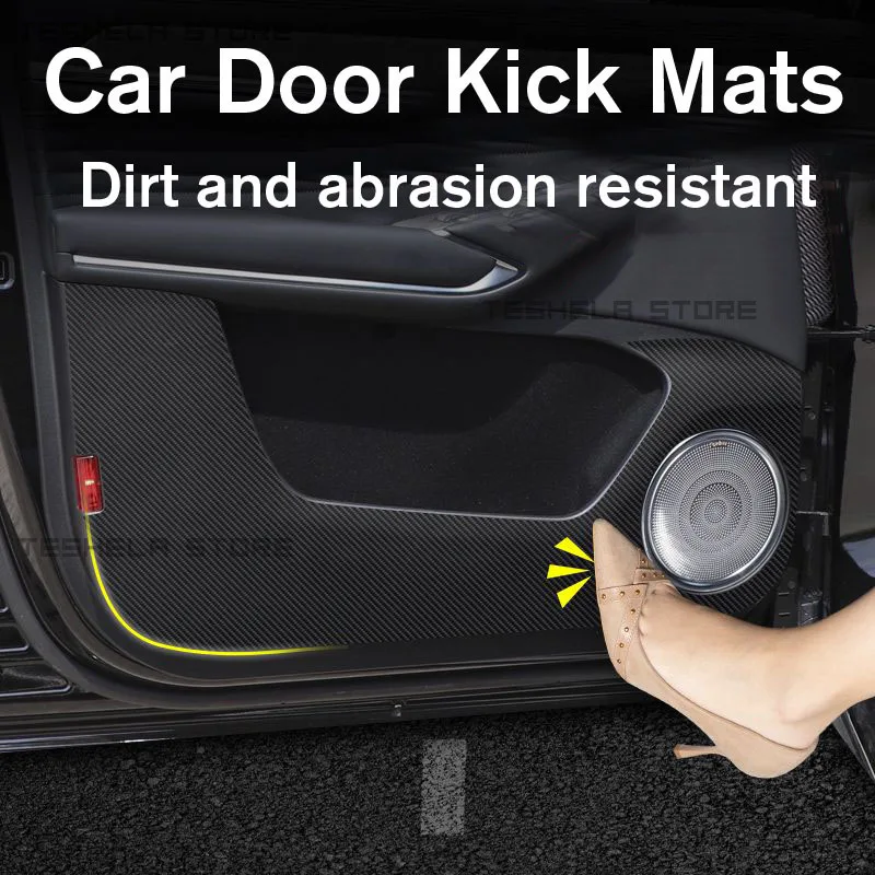 Car Interior Door Mat Anti Kick Pad Protective Sticker Decoration for For GWM Tank 500 2022 2023 2024 Accessories Auto