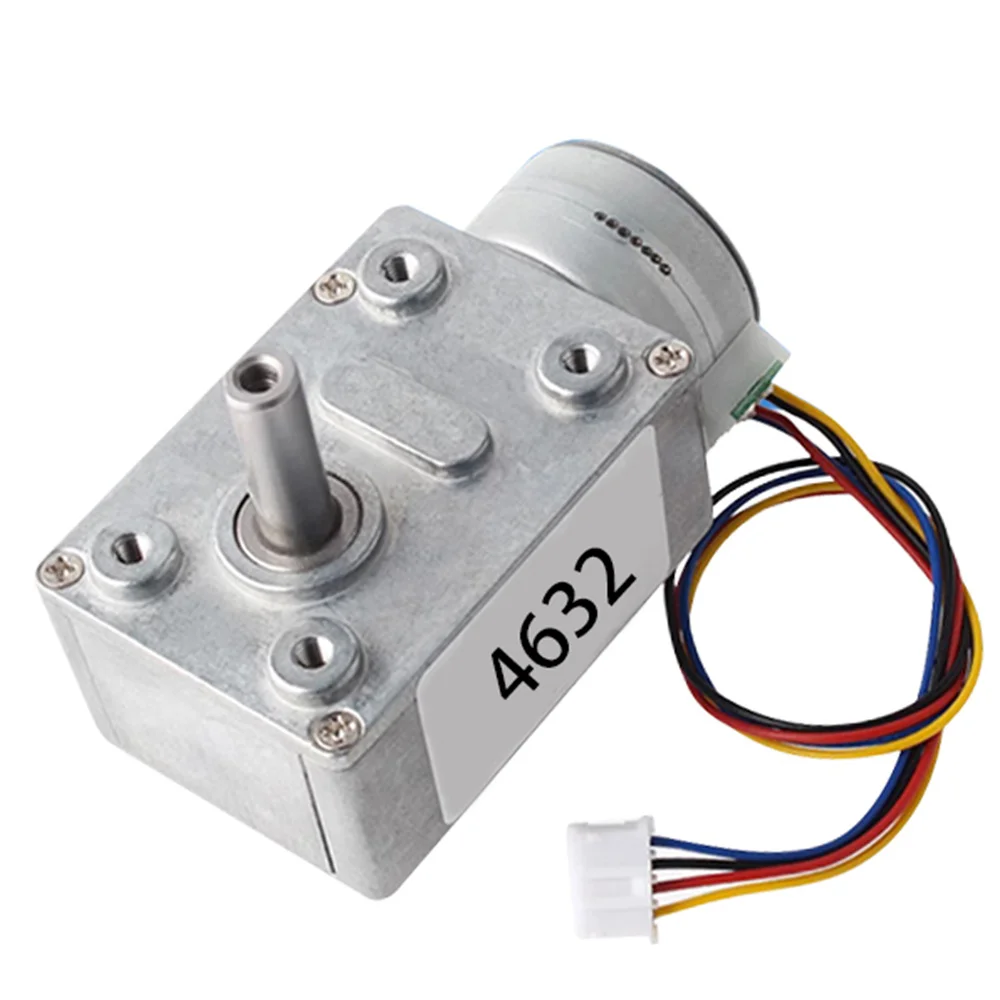 GW4632 25BY دودة والعتاد محرك متدرج فرش عزم دوران عالي خطوة المحرك الذاتي قفل عكسها تخفيض محرك تروس متدرج #3