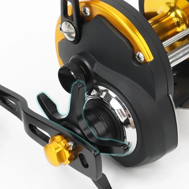 Premium PPQ Heavy Duty Drum Fishing Reel Corrosion Resistant Saltwater Boat Reel for Offshore Sea Angling view 5