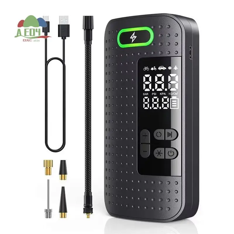 aed4-portable-electrical-car-air-pump-wireless-tire-inflatable-pump-inflator-air-compressor-pump-for-car-motorcycle-bicycle