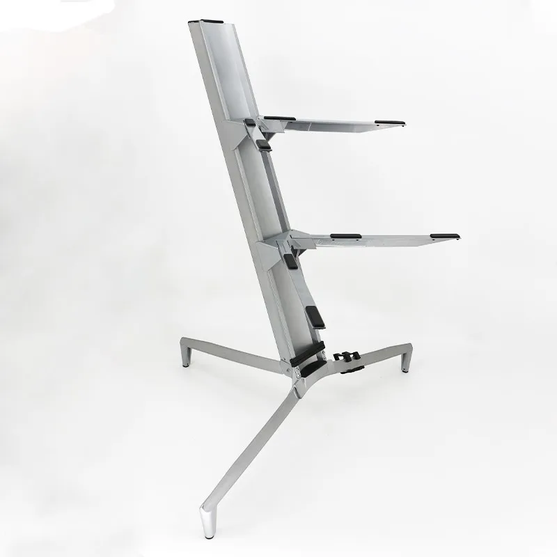 

Hooqu Portable Electronic Piano Stand Double Row Keyboard Stand Double Piano Frame Aircraft Frame Combination Frame