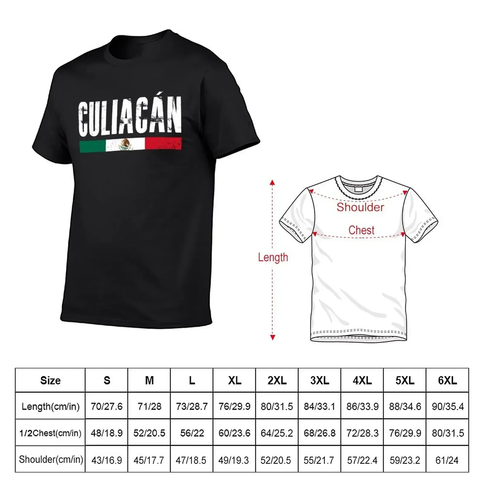 Culiacan Sinaloa Mexico Mexican Flag City T-Shirt heavyweights korean fashion T-shirt men