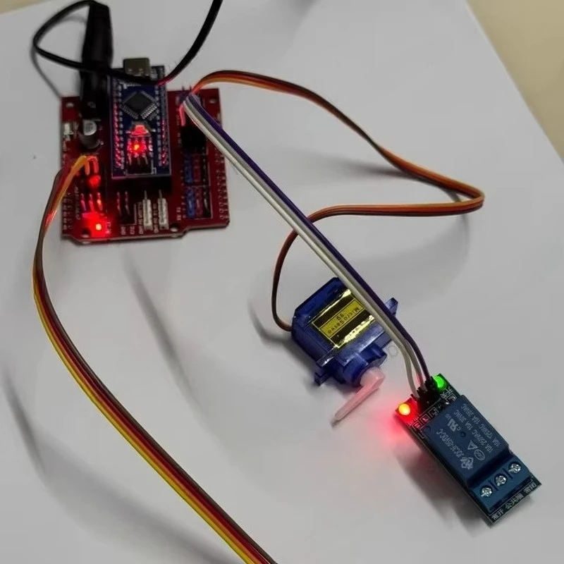 1Set Gyroscope PID Attitude Control Module RC Rocket Parachute/Fire Control Triggering w MPU Sensor/Relay Switch Type-C Powered