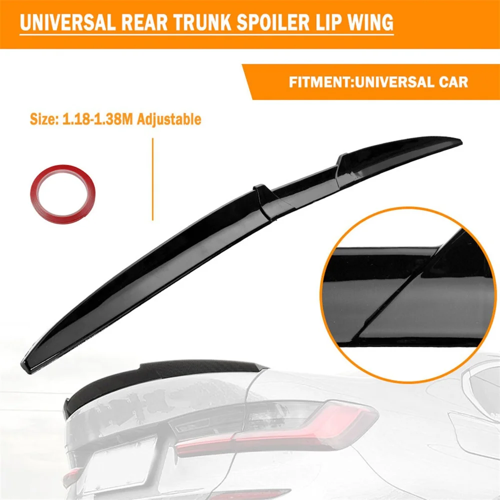 Car Universal Roof Spoiler Tail Spoiler Trunk Wing DIY Refit Spoiler Poiler Wing Racing Trunk Spoiler Auto Spoiler Universale