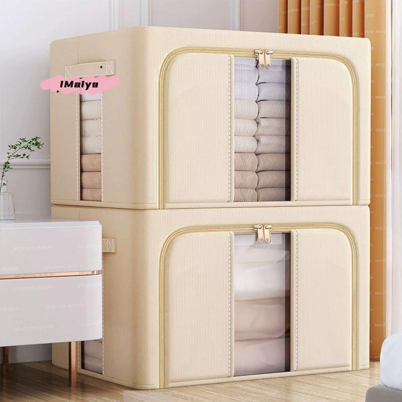 Caja organizadora de almacenamiento plegable de gran capacidad, para ropa, chaqueta, edredón, solución organizadora para el hogar, 1 ud.