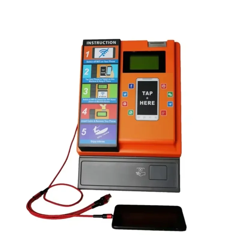 WiFia202 Coin Operated 24 Hours Self-Service Computer Hardware Automatic WiFi Vending Machine