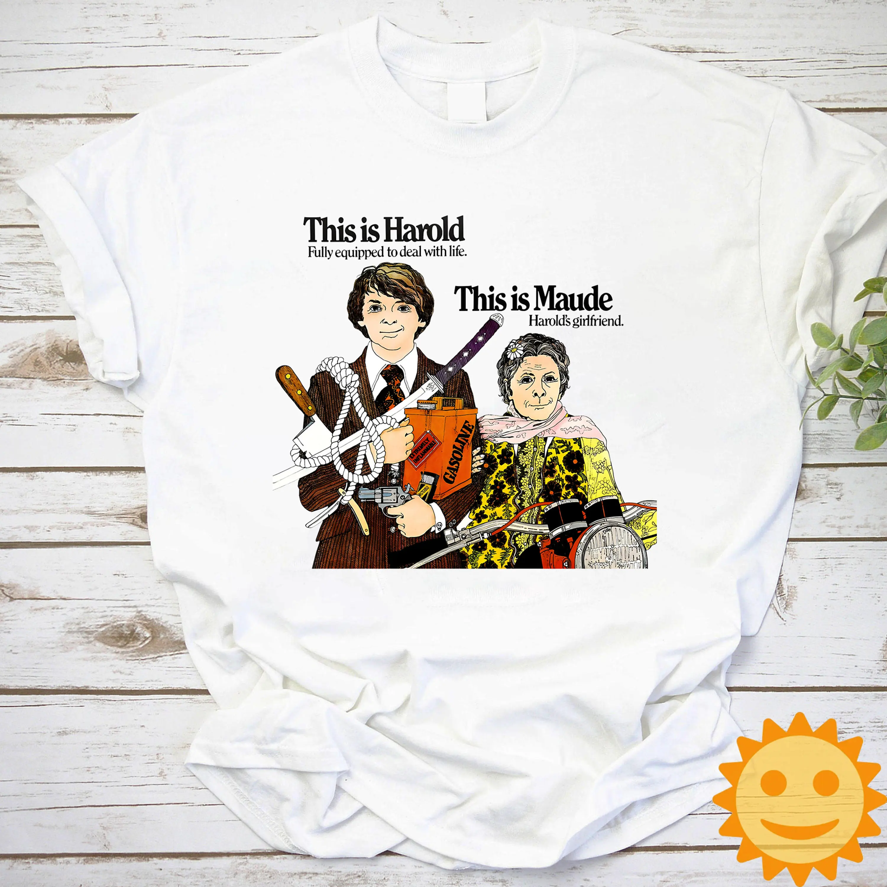 This Is Harold And Maude Essential Vintage T Shirt Romance Movie 70S