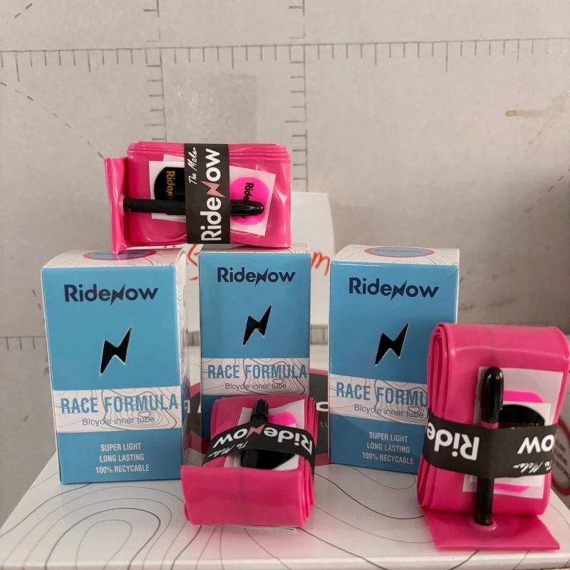 1-2 Stück Ridenow 42g Fahrrad-TPU-Schlauch 26/27,5 Zoll MTB-Reifen Französisches Ventil MTB-Innenschlauch Fahrradschlauch Schwarz/Weiß Ventilschaft 45MM – Detail 4