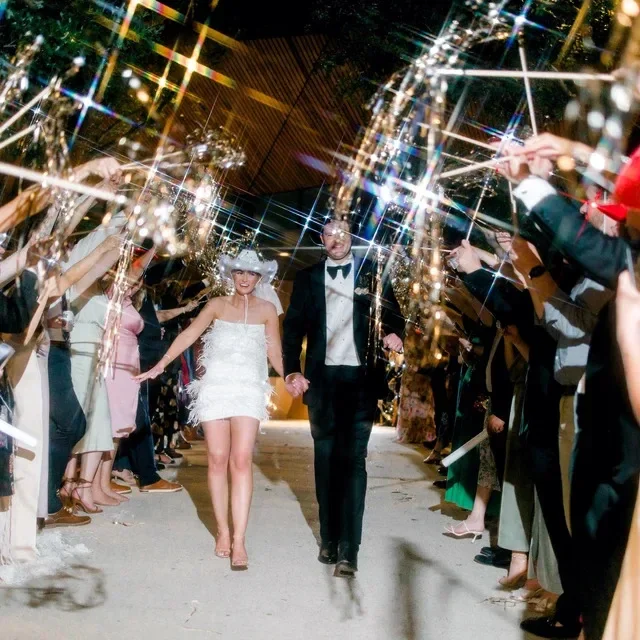 24-150Pcs Lighted Wands LED Tinsel Wands Light up Streamers for  Send off Exits Party Favors