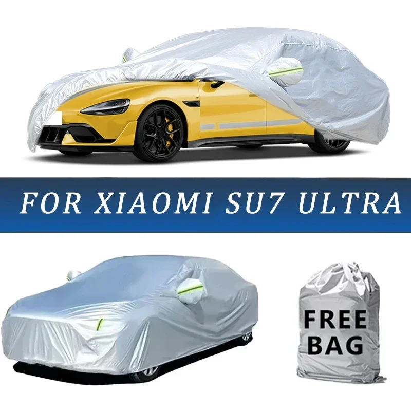 

For Xiaomi SU7 Ultra Car Cover Outdoor Protection Covers Snow Sunshade Waterproof Dustproof Exterior UV Car Accessories