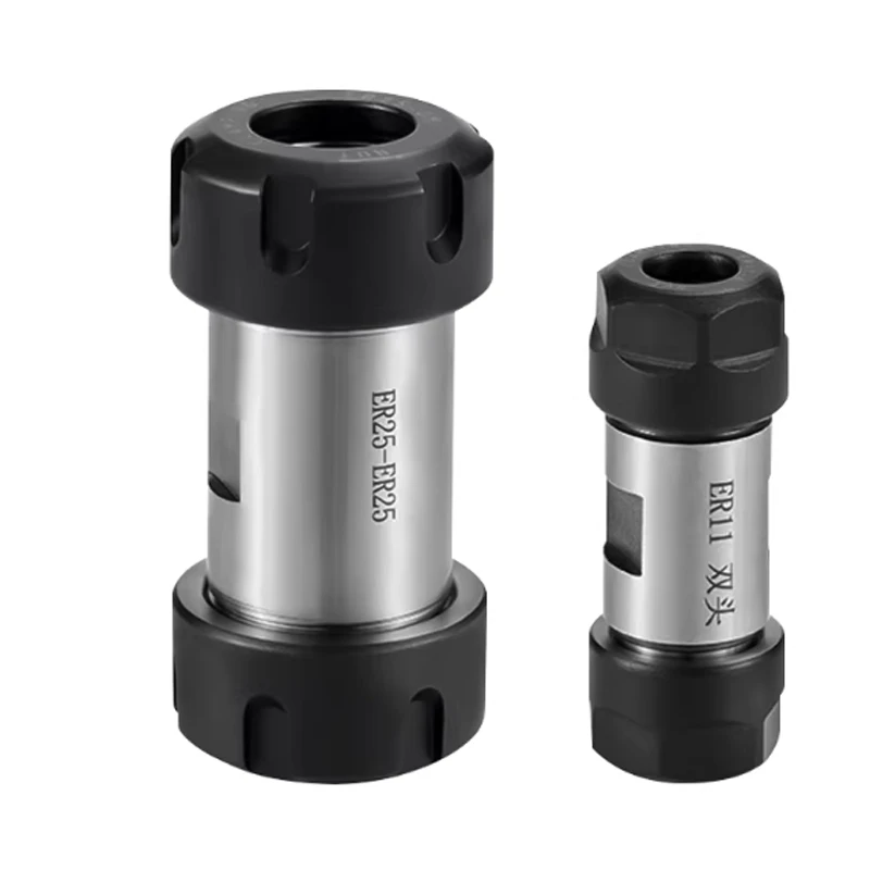 Double-End ER Tool Holder Extension Rod, High Precision ER11/8/16/20/25/32 Motor Shank Collet Sleeve for Engraving Machine view 2