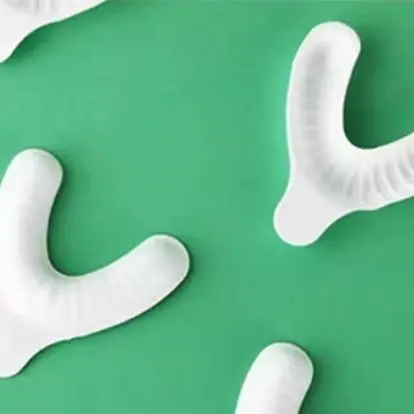 

50/100Pcs Disposable Fluoride Foam Dental Trays Dentistry Instrument Dentist Materials Dentist Dual Arch Tray