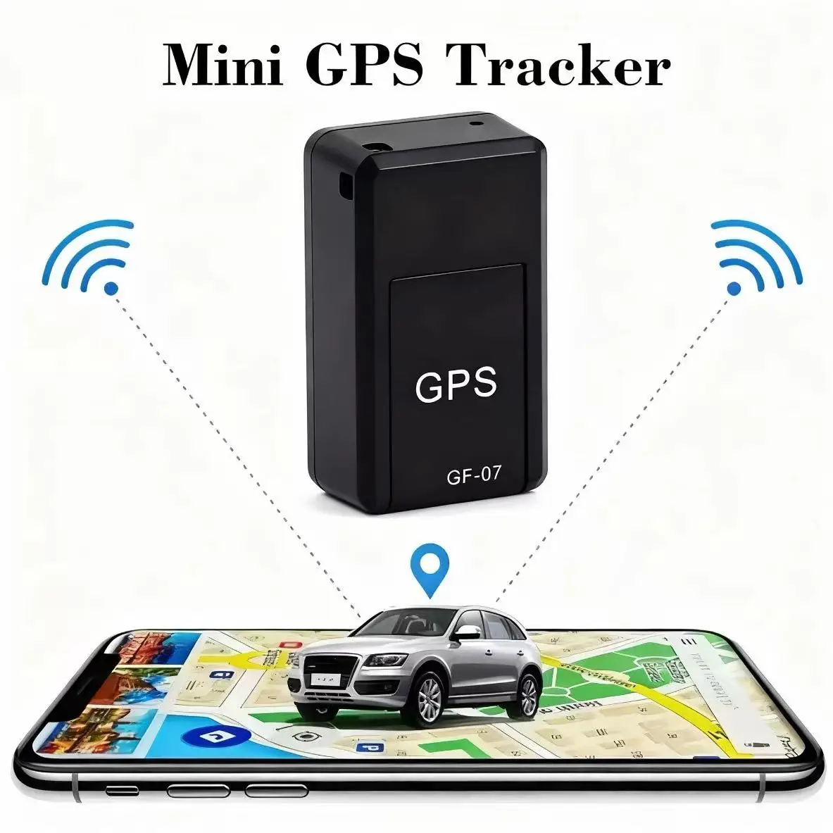 

GF07 Strong Magnetic GPS Tracker - Car Anti-theft Precise Positioning Long Standby Anti-lost for Elderly & Kids Vehicle-mounted