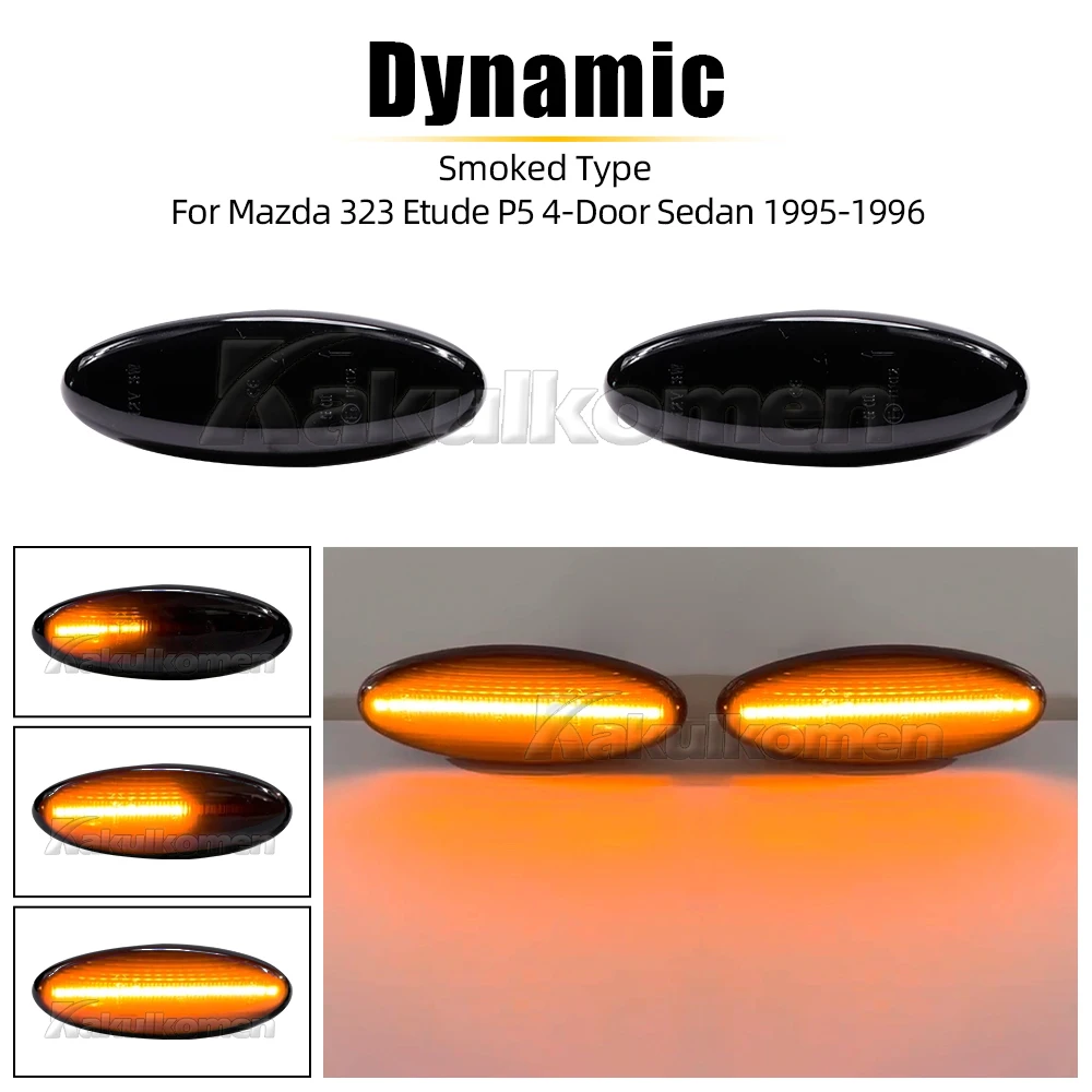 1 Pair Side Fender Marker Lamp Repeater Turn Signal Light For MAZDA 323 626 MPV Premacy Protege MX-6 Tribute OEM B01W-51-120