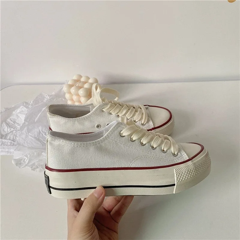 Women Fashion Canvas Shoes For Men Sneakers Casual Sneakers Zapatillas De Deporte Tenis Summer Flats White Black Loafers