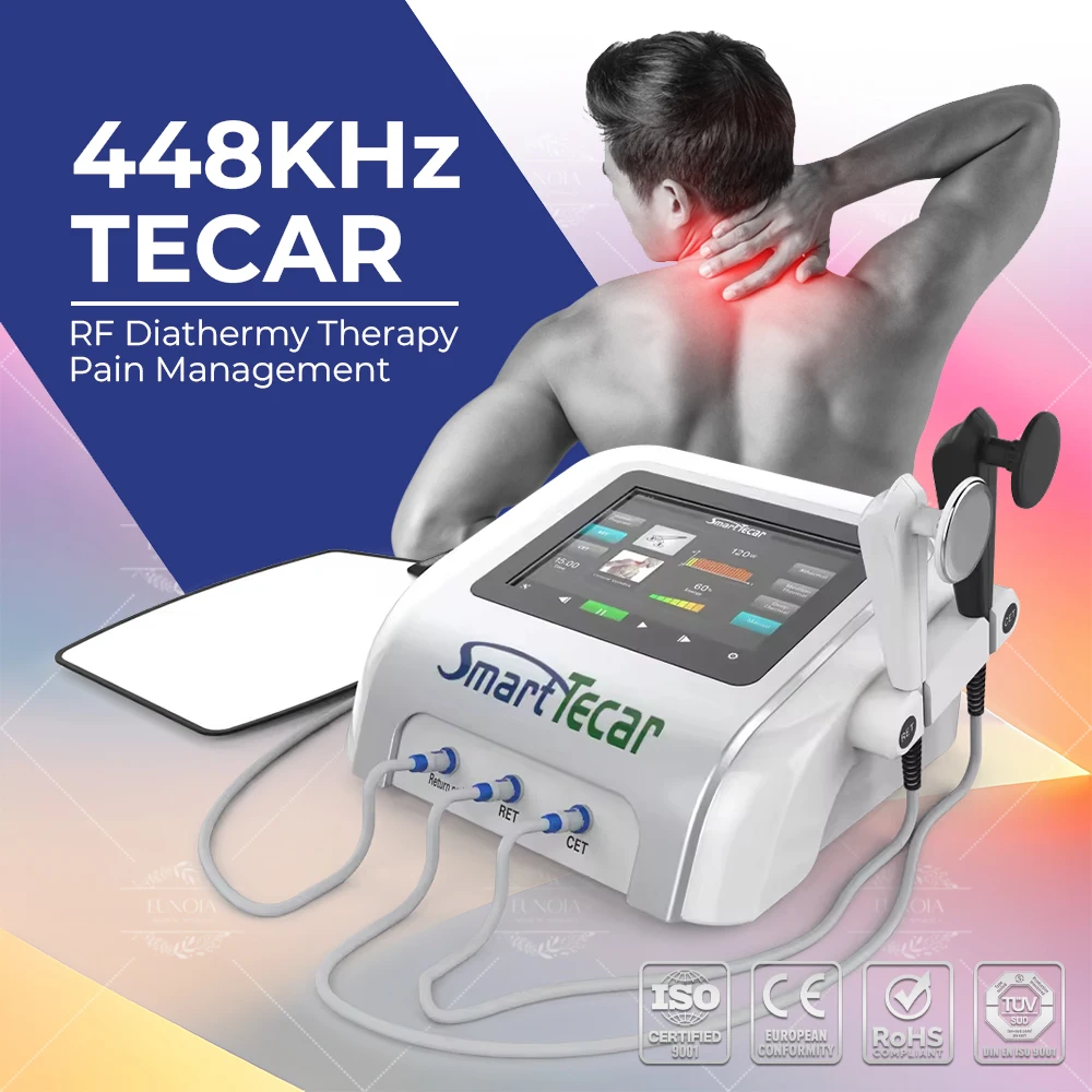 

Smart Tecar 448K INDEBA CET RET Diathermy Pain Relief Body Rehabilitation Cellulite Reduction Professional Beauty Health Device