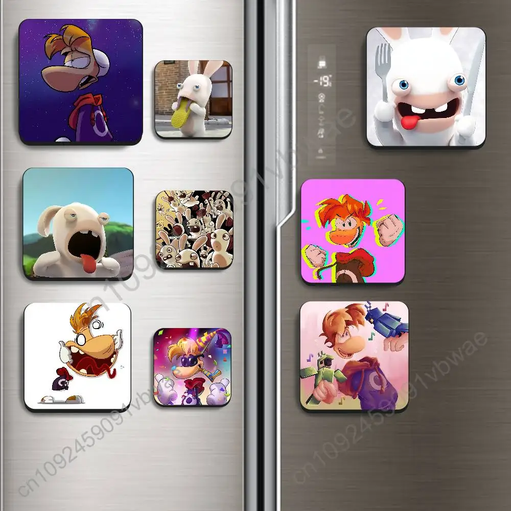 

game Rayman cute Rabbids Magnetic Fridge Magnets - No Falling Off, Fit for Refrigerators, All Metal Surfaces,Home Decor