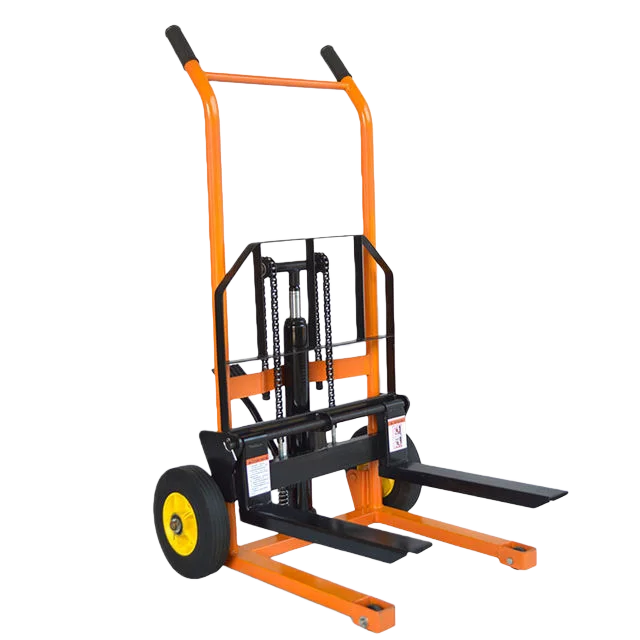 Manual Hydraulic Forklift Electric Mini Loading and Unloading Stacking and Elevating Transport Vehicle