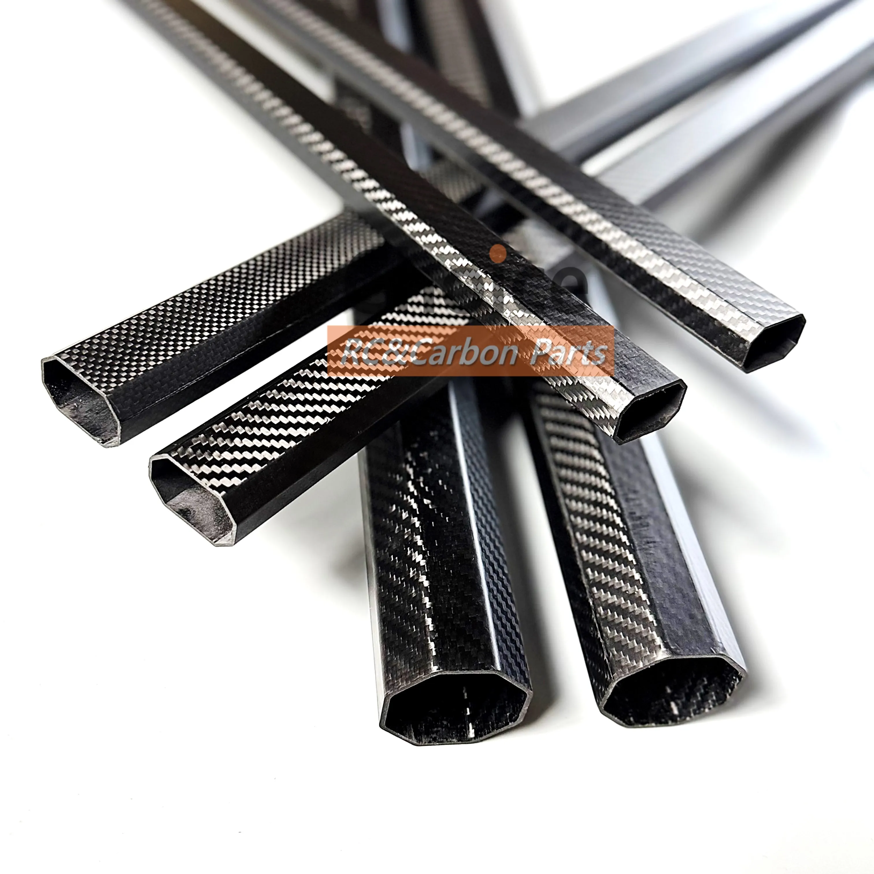 1pcs 3K Carbon Fiber Octagonal Tube High Strength Composite 3K Twill Matte Surface Carbon Frame Pipe For Drone UAV Arm