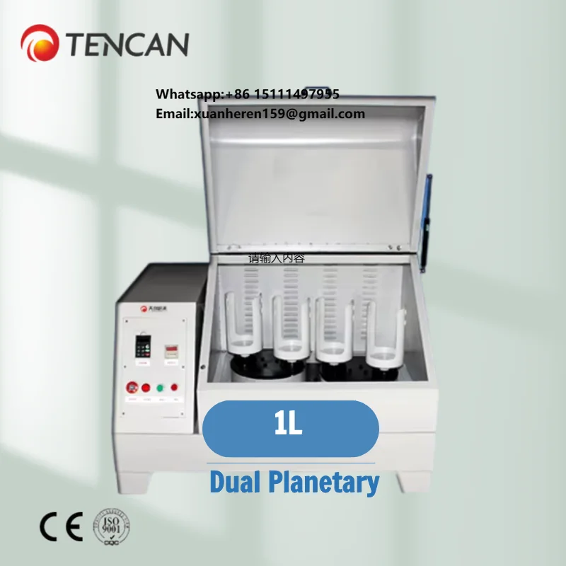 China Tencan SXQM-1 High Speed Ultrafine Powder Making Dual Planetary Ball Mill Machine for Laboratory Material Grinding