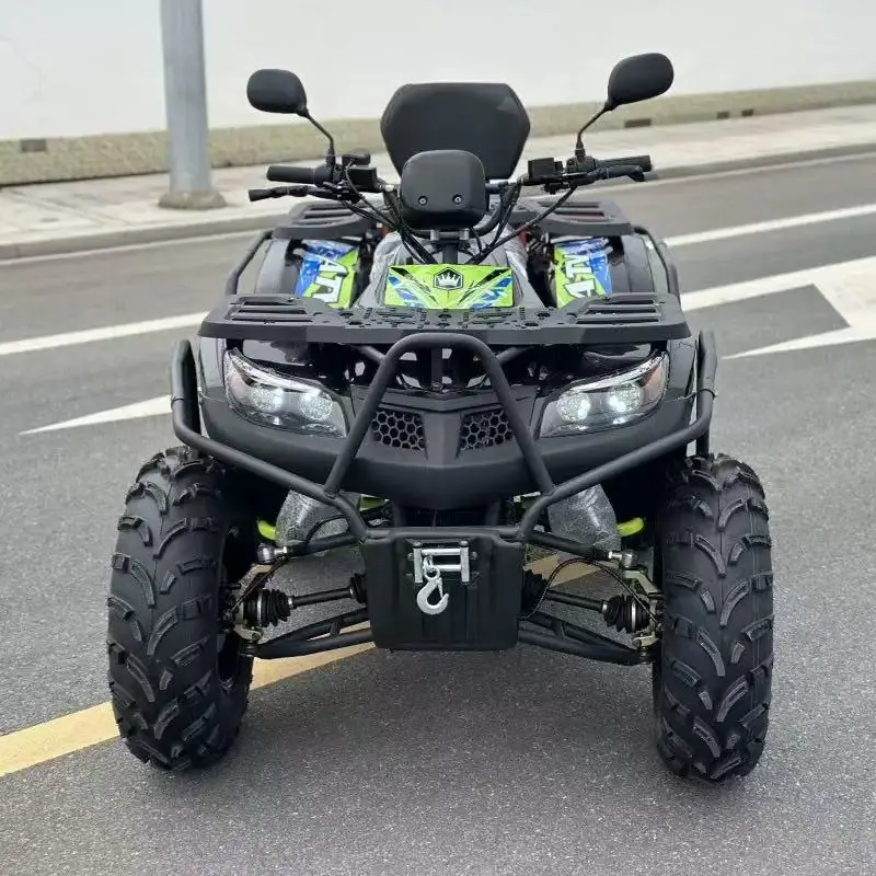8000w 72V 100A Lithium Battery Adult Electric ATV 4x4 New Shaft Drive Quad Bike Cuatrimotos Automatic with Towing Winch