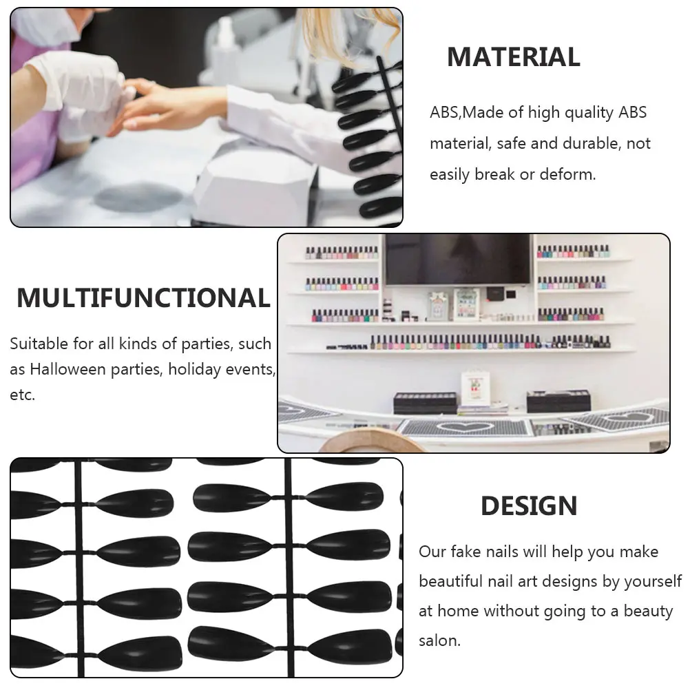 

72 шт., накладные ногти с полным покрытием, длинные накладные ногти для праздника, Хэллоуина, вечеринки, особых случаев, дизайн ногтей, необычные женские накладные ногти