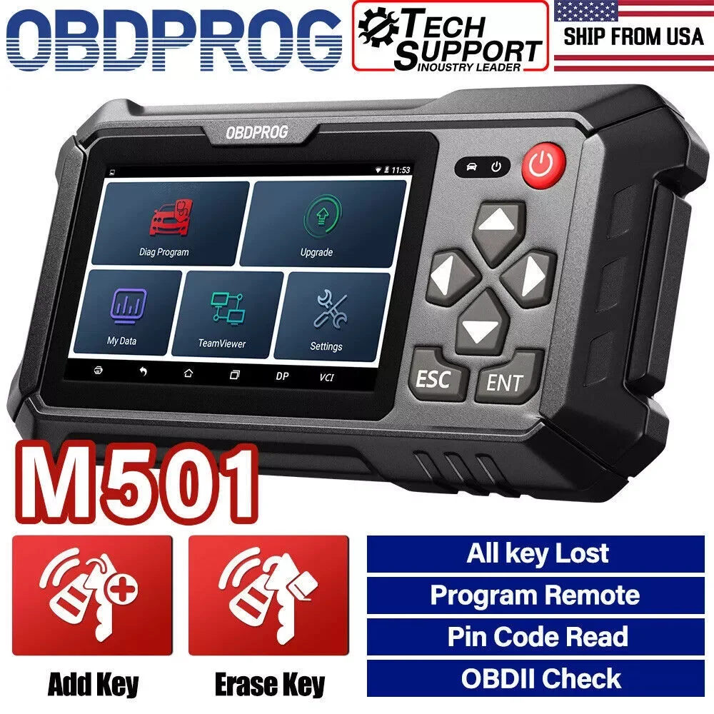 OBDPROG 501 OBD2 диагностический инструмент для программирования автомобильных ключей противоугонный автомобильный иммобилайзер считыватель кодов мастер ключей инструменты для механической мастерской