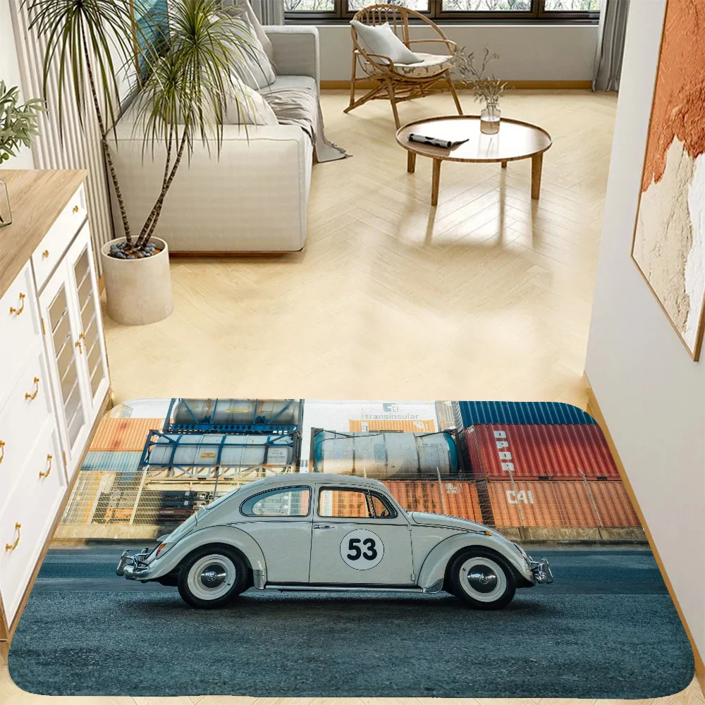 Door Mat H-herbie Carpets Living Room Decoration Home Cheap Things Washable Non-slip Kitchen Rug Choice Doormat Entrance Door