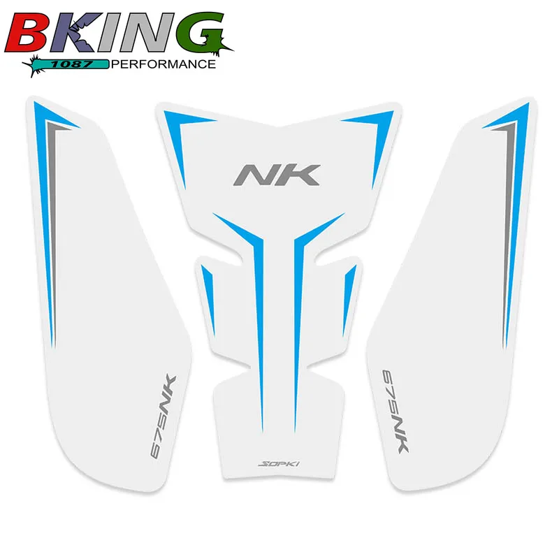 VOOR CFMOTO 675NK NK675 675 NK 2025 + Motorfiets 3M Anti Slip Tank Pad Stickers Pad Side Gas Knie grip Protector Decal Accessoires